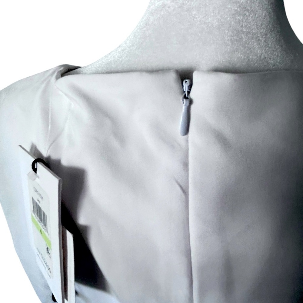 Calvin Klein White Sleeveless Shift Dress - Picture 6 of 11